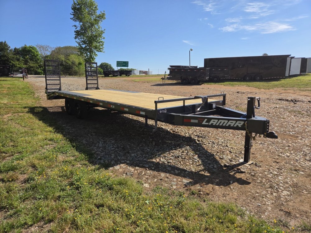 2027 Lamar 102X24 14K Deckover w/ Stand-Up Ramps