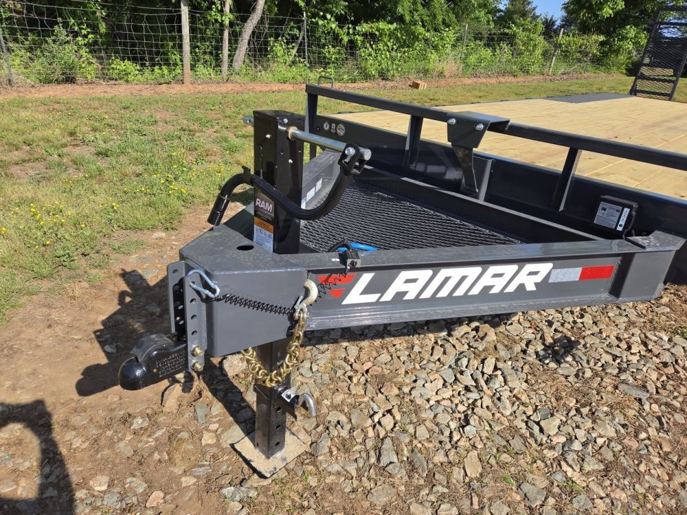 2027 Lamar 102X24 14K Deckover w/ Stand-Up Ramps