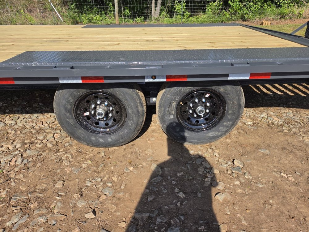 2027 Lamar 102X24 14K Deckover w/ Stand-Up Ramps