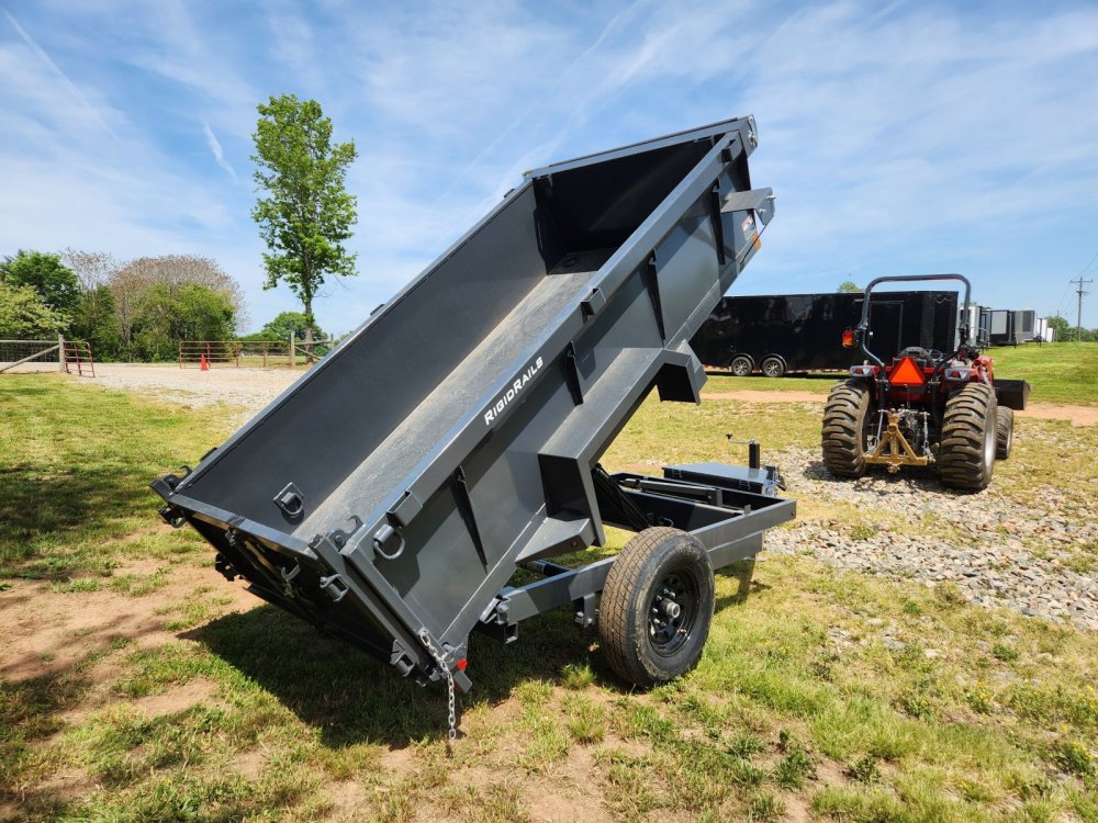 2026 Lamar 5x10 7k Single Axle Dump w/ Spreader Gate and 24" Sides