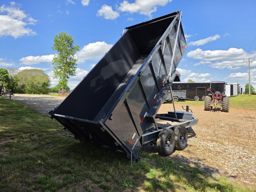 2027 Lamar 7x14 14k Telescopic Dump w/ Upgraded Tarp and 48" Sides