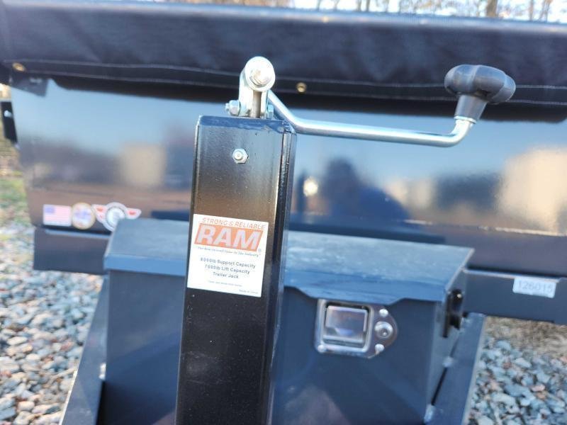 2026 Lamar 5X10 7K Mini Dump W/ Spreader Gate and 18" Sides