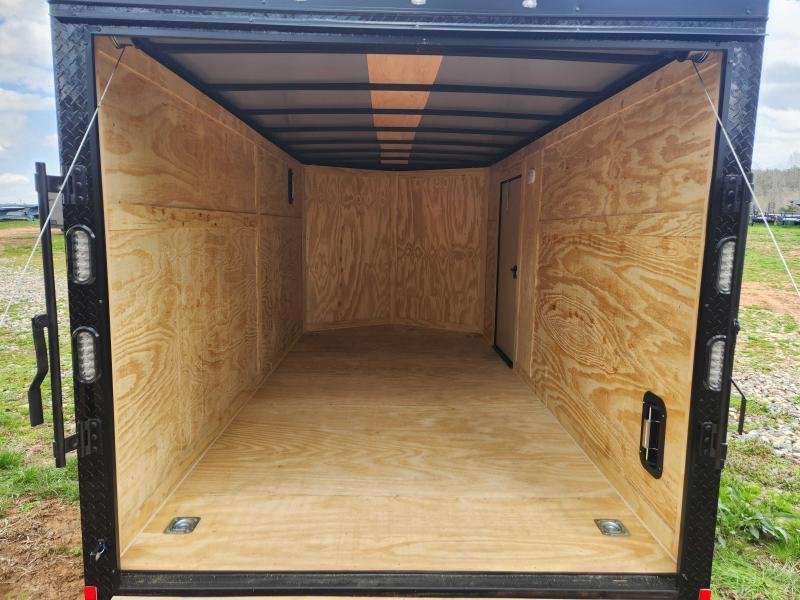 2025 Rock Solid Cargo 7x14 7k Enclosed w/ Blackout Package, Polycore Metal, Semi-Screwless Upgrade a