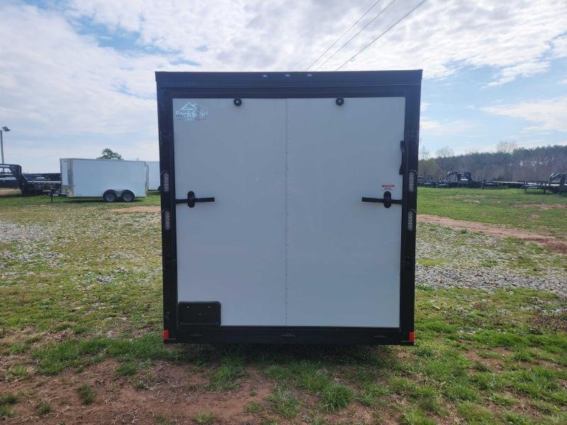 2025 Rock Solid Cargo 7x14 7k Enclosed w/ Blackout Package, Polycore Metal, Semi-Screwless Upgrade a