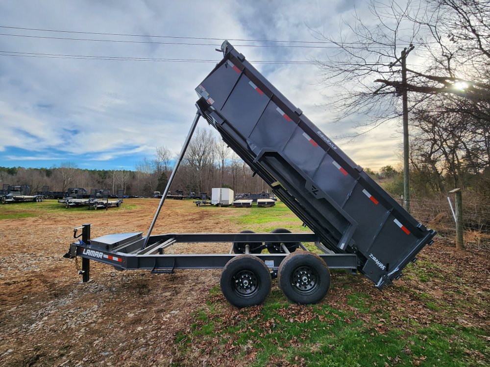 2026 Lamar 7x14 14k Telescopic Dump w/ 36" Sides