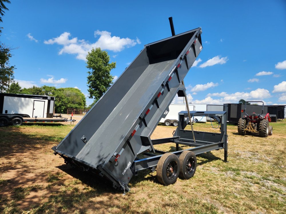2026 Lamar 7X16 16K GooseneckTelescopic Dump w/ 24" Sides