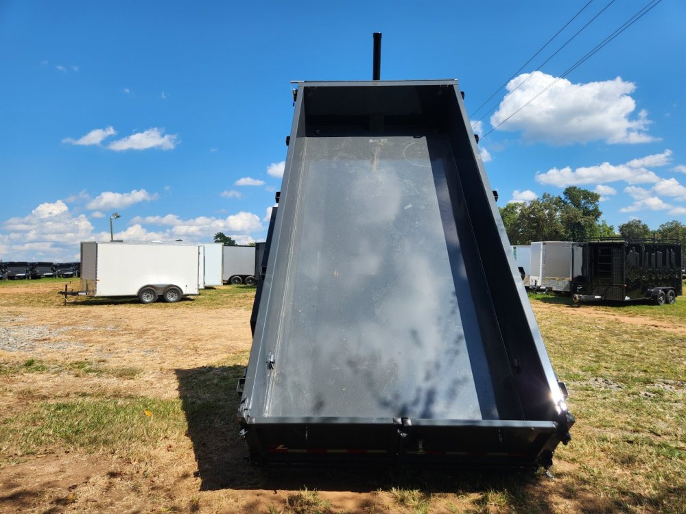 2026 Lamar 7X16 16K GooseneckTelescopic Dump w/ 24" Sides