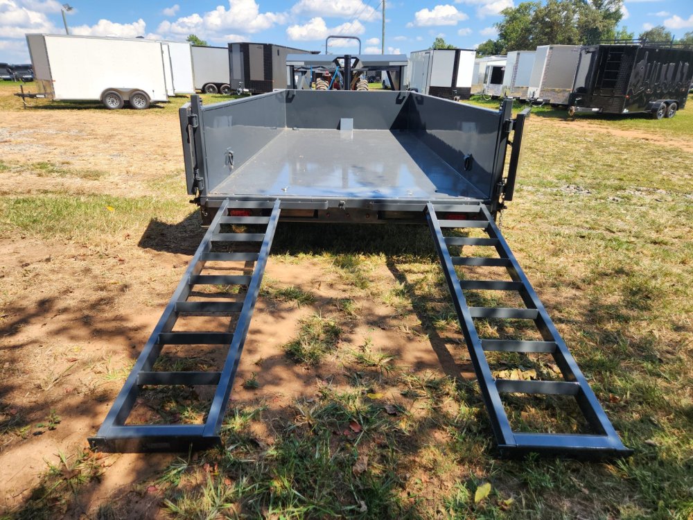 2026 Lamar 7X16 16K GooseneckTelescopic Dump w/ 24" Sides