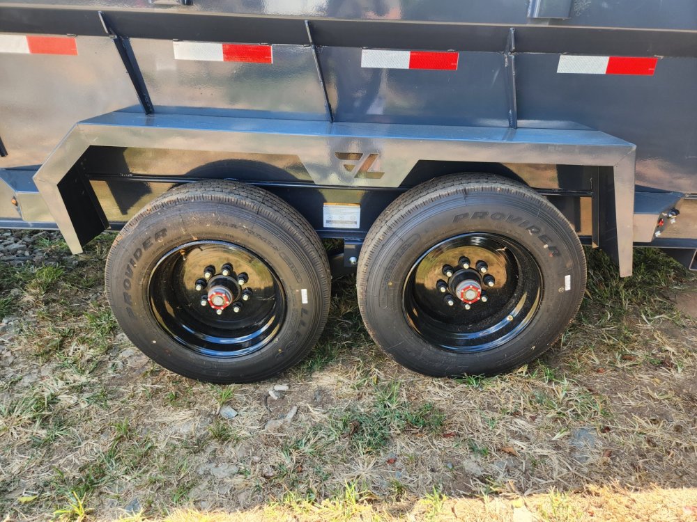 2026 Lamar 7X16 16K GooseneckTelescopic Dump w/ 24" Sides