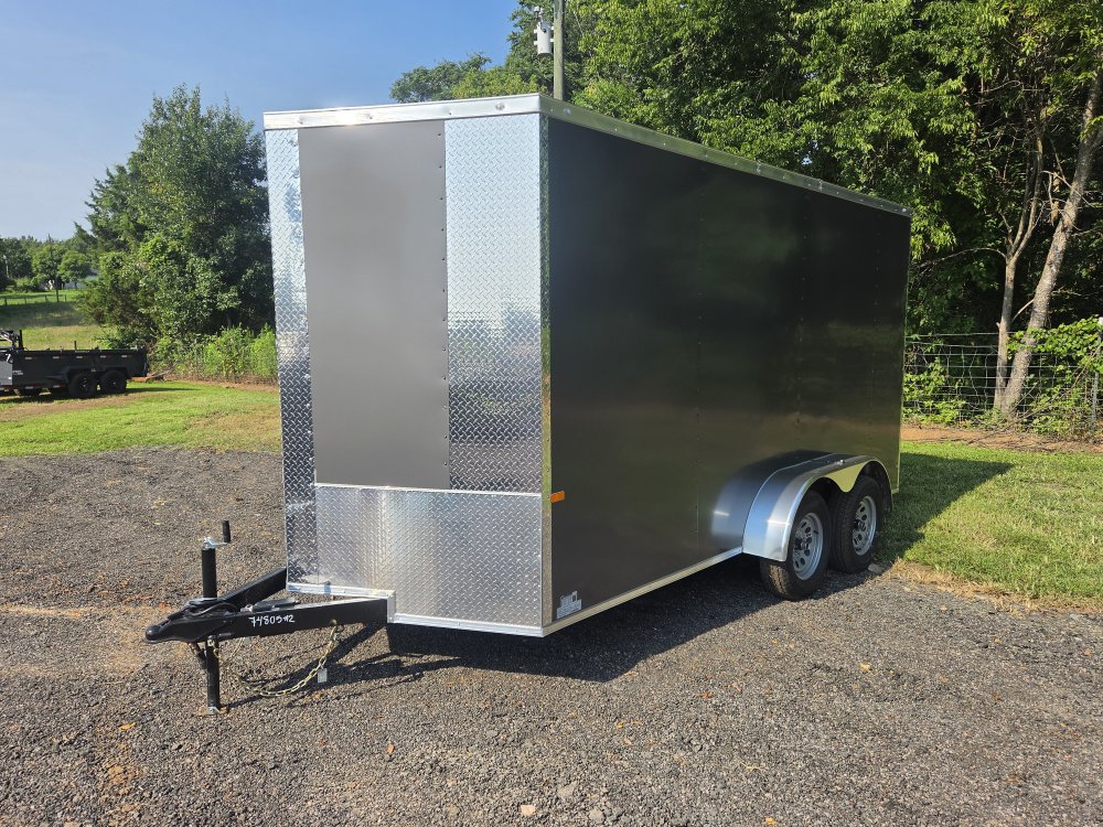 2026 Rock Solid Cargo 7X14 7K Enclosed w/ 7' Interior, Polycore Upgrade and Semi-Screwless Upgrade