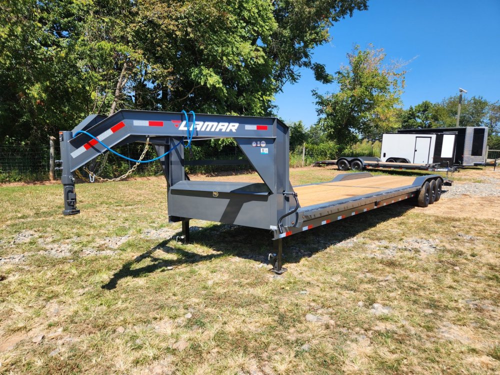 2026 Lamar 102x40 21k Gooseneck Equipment Hauler w/ Slide-In Ramps