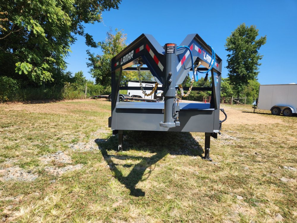 2026 Lamar 102x40 21k Gooseneck Equipment Hauler w/ Slide-In Ramps