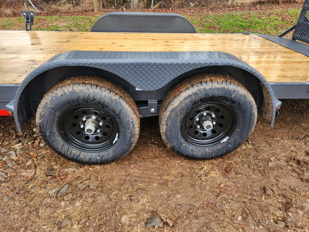 2026 Lamar 83x20 10k Car Hauler w/ Stand-Up Ramps and Spare Tire