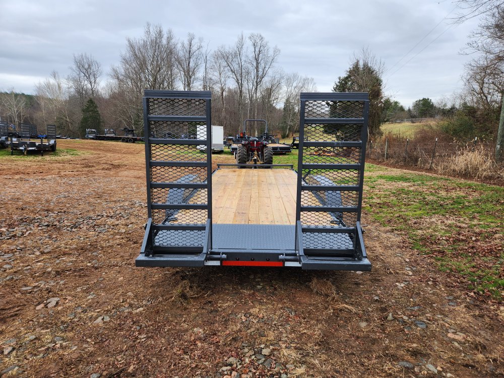 2026 Lamar 83x20 10k Car Hauler w/ Stand-Up Ramps and Spare Tire