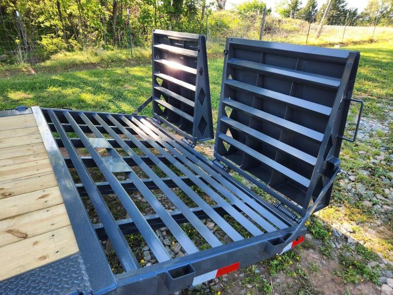 2026 Lamar Trailers 102x24 Equipment Hauler w/ Driver Over Fenders, Toolbox and Rhino Ramps