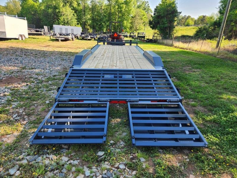 2026 Lamar Trailers 102x24 Equipment Hauler w/ Driver Over Fenders, Toolbox and Rhino Ramps