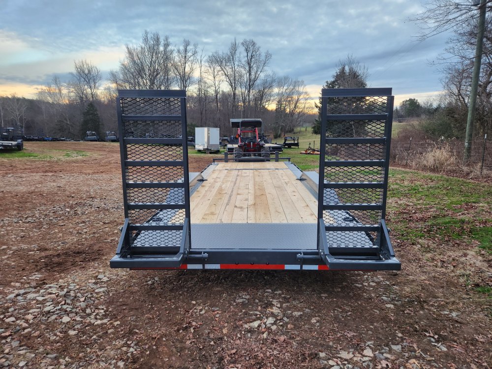 2026 Lamar Trailers 102x24 16k Equipment Hauler w/ Driver Over Fenders, Toolbox and Stand-Up Ramps