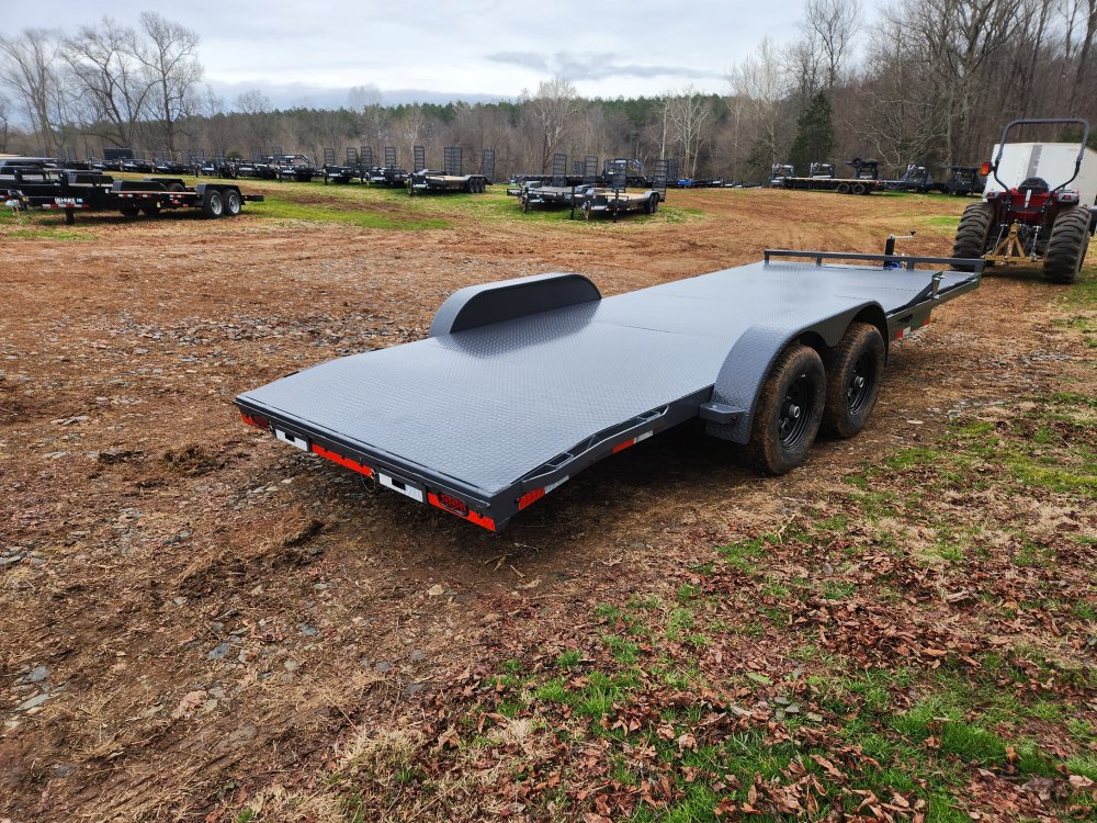 2026 Lamar 83x20 10k Car Hauler w/ Steel Deck, Winch Plate and Spare Tire