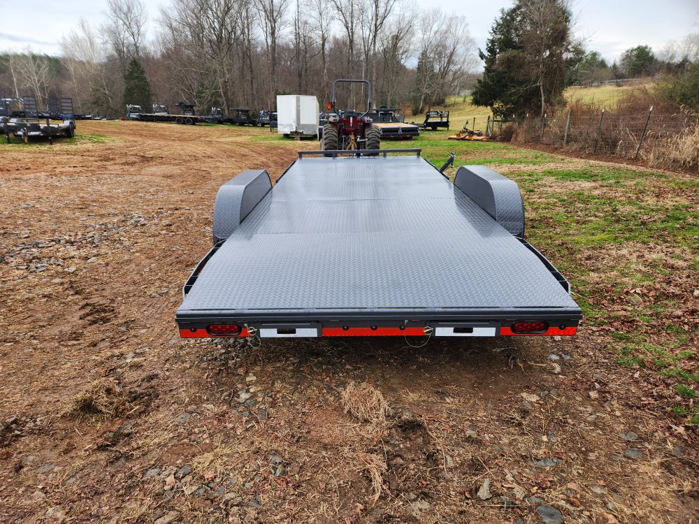 2026 Lamar 83x20 10k Car Hauler w/ Steel Deck, Winch Plate and Spare Tire