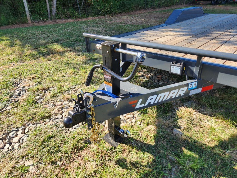 2026 Lamar 102x20 14k Equipment Hauler w/ Slide-In Ramps