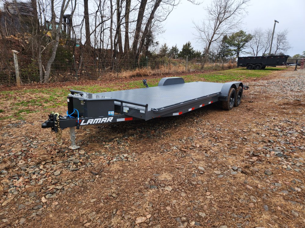 2026 Lamar 83x24 10k Car Hauler w/ Steel Deck and Toolbox