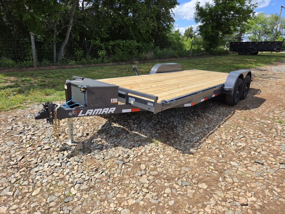 2026 Lamar 83X20 10K Car Hauler w/ Toolbox and Winch Plate