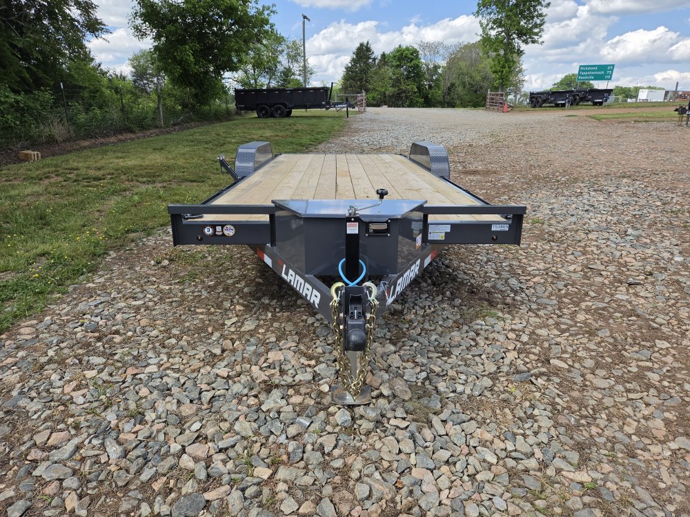 2026 Lamar 83X20 10K Car Hauler w/ Toolbox and Winch Plate