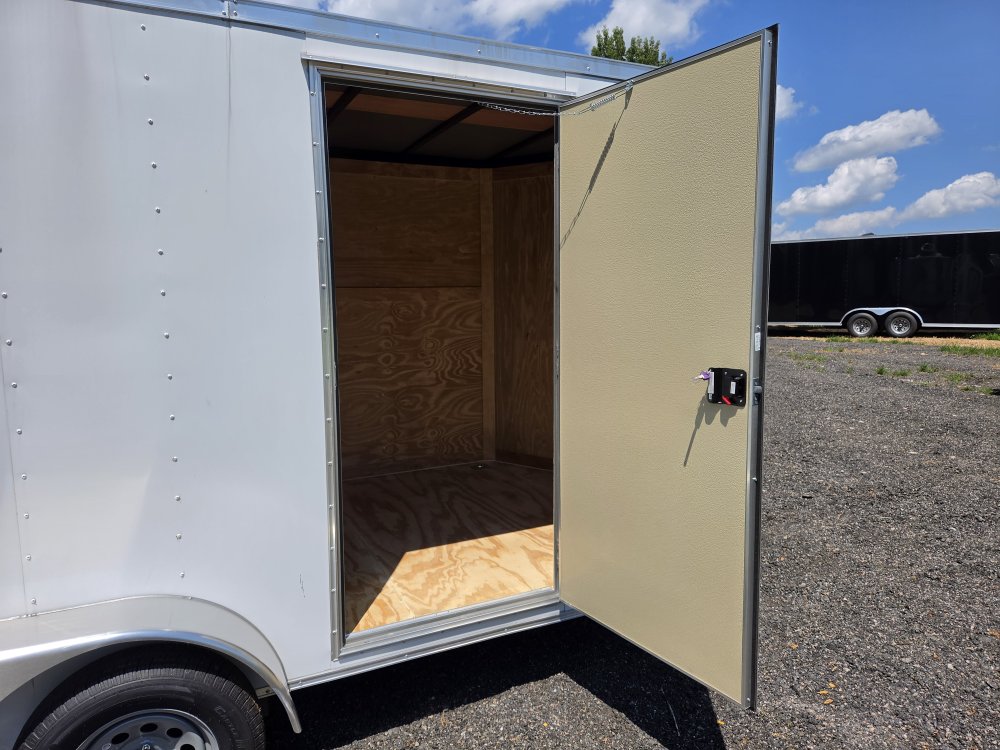 2026 Rock Solid Cargo 7X14 7K Enclosed w/ Barn Doors, 7' Interior and (.080) Polycore Metal Upgrade