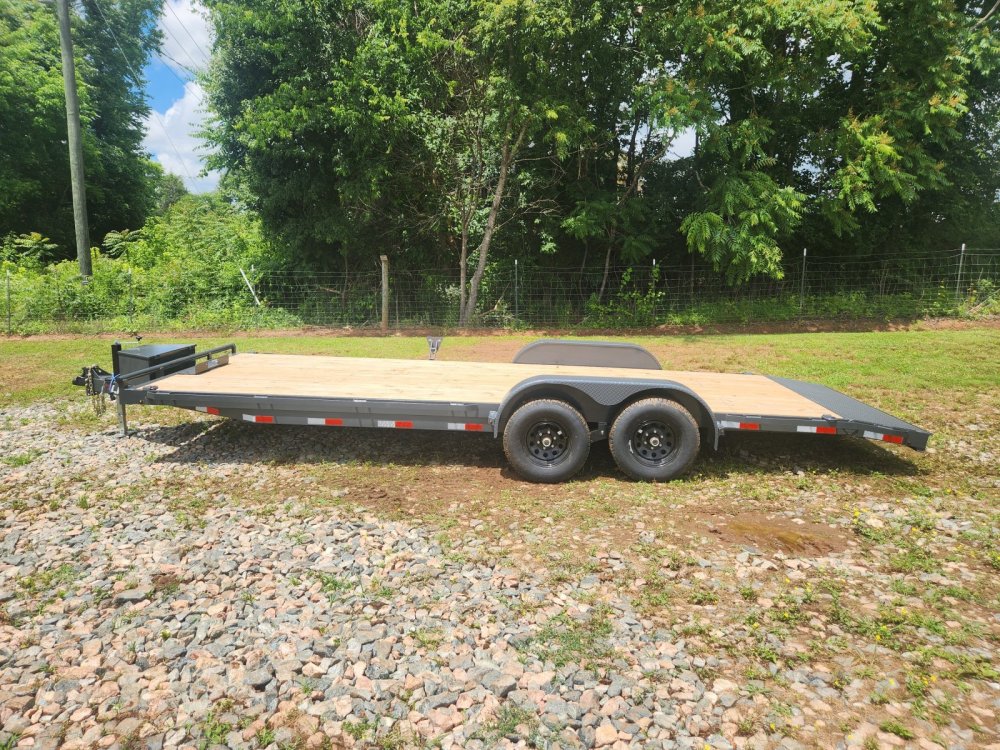 2027 Lamar 83x22 10k Car Hauler w/ Toolbox and Winch Plate