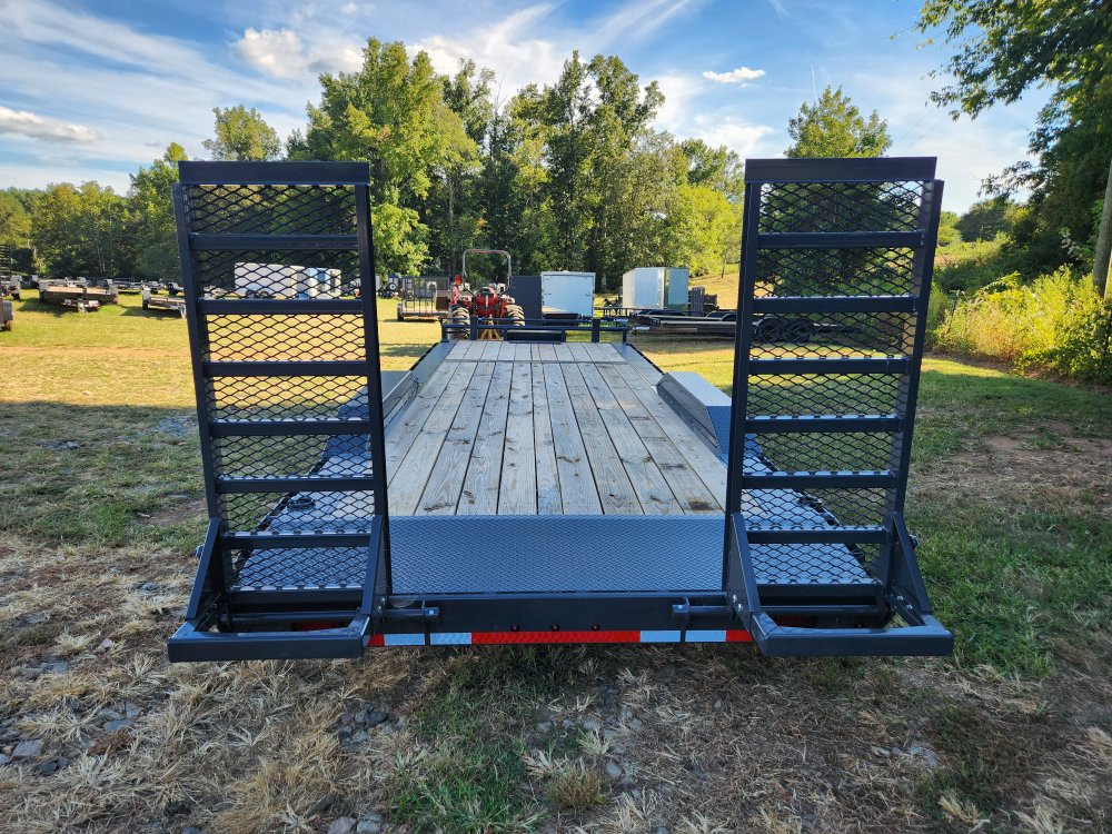 2026 Lamar Trailers 102x24 Equipment Hauler w/ Driver Over Fenders, Toolbox, Winch Plate and Stand-U