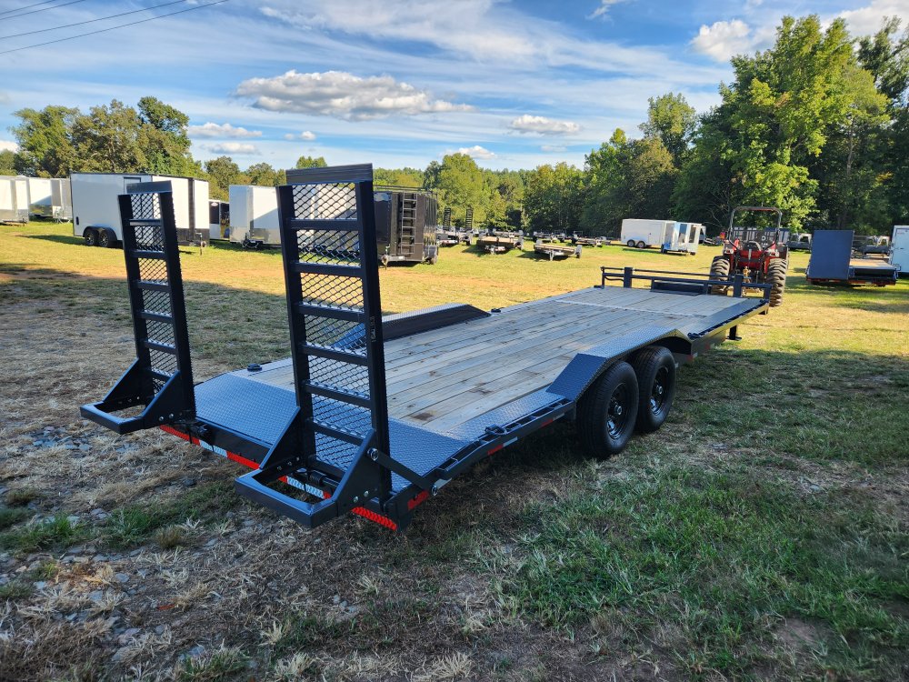 2026 Lamar Trailers 102x24 Equipment Hauler w/ Driver Over Fenders, Toolbox, Winch Plate and Stand-U