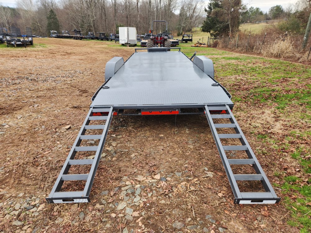 2026 Lamar 83x24 10k Car Hauler w/ Steel Deck, Toolbox and Winch Plate