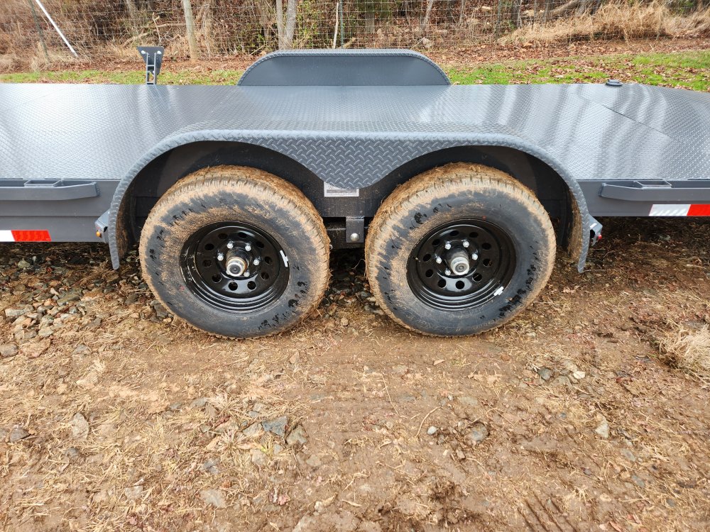 2026 Lamar 83x24 10k Car Hauler w/ Steel Deck, Toolbox and Winch Plate