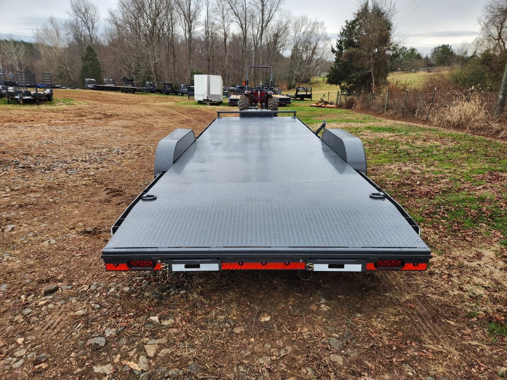 2026 Lamar 83x24 10k Car Hauler w/ Steel Deck, Toolbox and Winch Plate