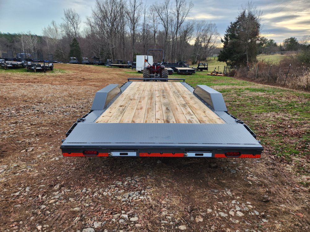 2026 Lamar 102x22 14k Equipment Hauler w/ Slide-In Ramps and Rear Support Jacks