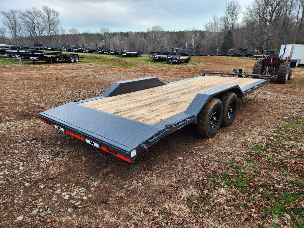 2026 Lamar 102x22 14k Equipment Hauler w/ Slide-In Ramps and Rear Support Jacks
