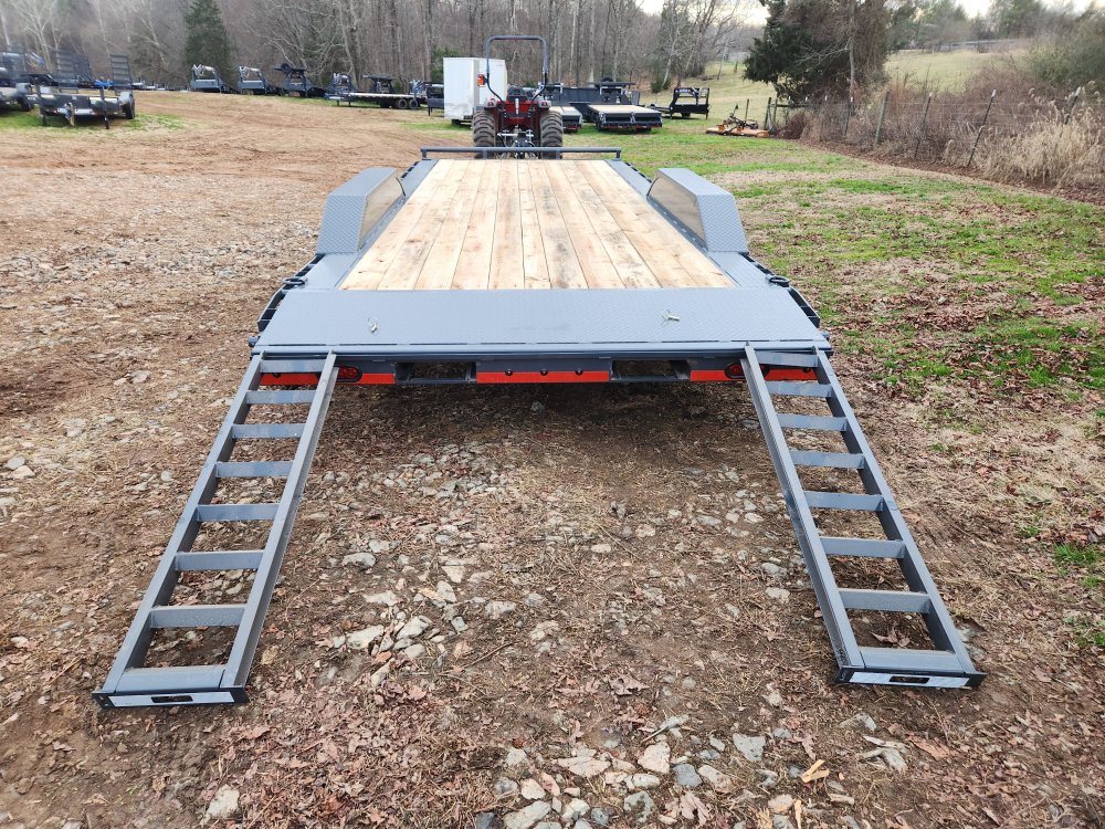 2026 Lamar 102x22 14k Equipment Hauler w/ Slide-In Ramps and Rear Support Jacks