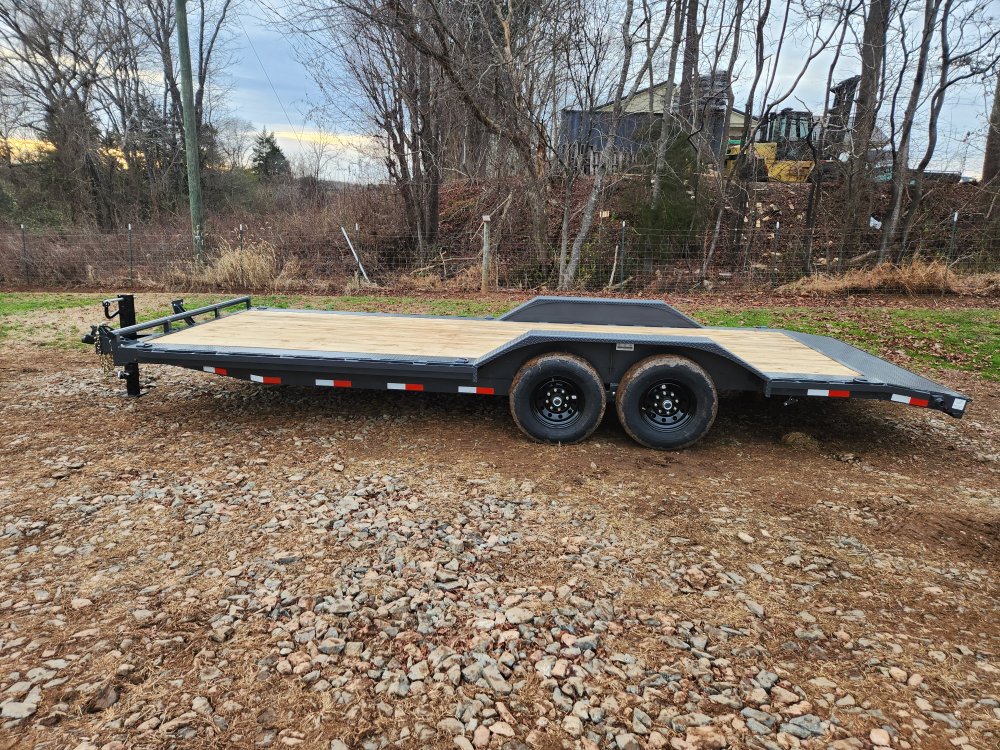 2026 Lamar 102x22 14k Equipment Hauler w/ Slide-In Ramps and Rear Support Jacks