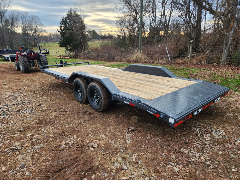 2026 Lamar 102x22 14k Equipment Hauler w/ Slide-In Ramps and Rear Support Jacks