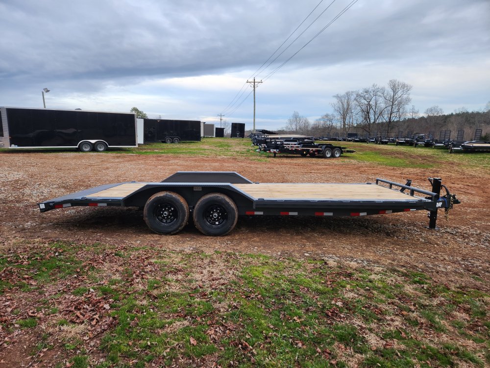 2026 Lamar 102x22 14k Equipment Hauler w/ Slide-In Ramps and Rear Support Jacks