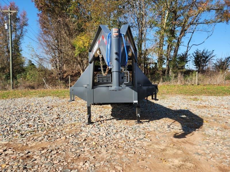 2026 Lamar 102x25 20k Gooseneck Deckover W/ Rhino Ramps, Winch Plate, Torque Tube and Under-Frame Br