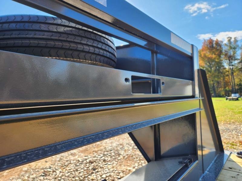 2026 Lamar 102x25 20k Gooseneck Deckover W/ Rhino Ramps, Winch Plate, Torque Tube and Under-Frame Br