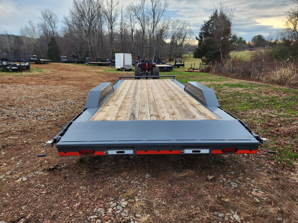 2026 Lamar 102x22 14k Equipment Hauler w/ Slide-In Ramps and Rear Support Jacks