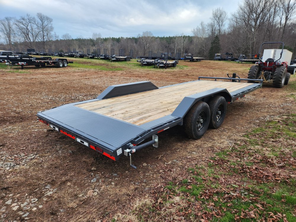 2026 Lamar 102x22 14k Equipment Hauler w/ Slide-In Ramps and Rear Support Jacks