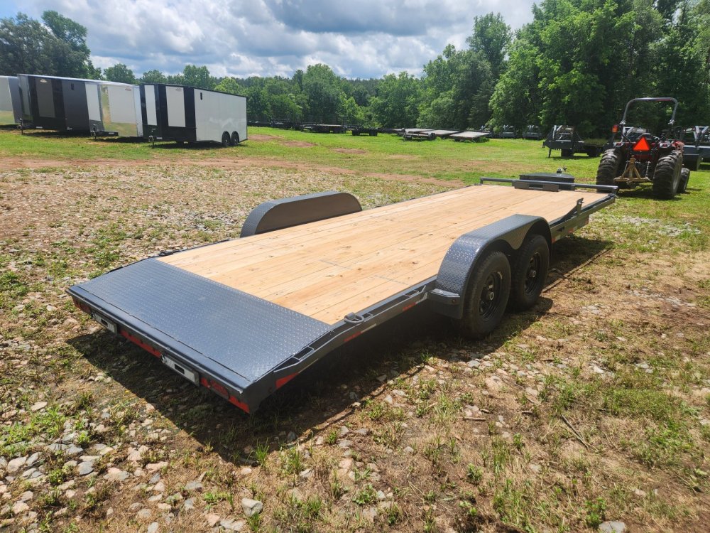 2026 Lamar 83x22 10k Car Hauler w/ Toolbox and Winch Plate