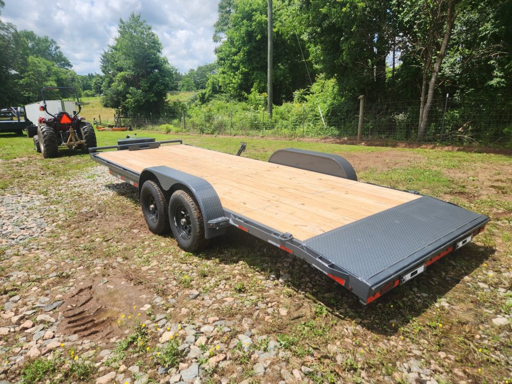 2026 Lamar 83x22 10k Car Hauler w/ Toolbox and Winch Plate