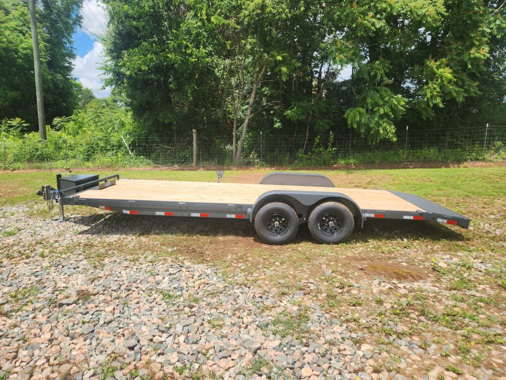 2026 Lamar 83x22 10k Car Hauler w/ Toolbox and Winch Plate