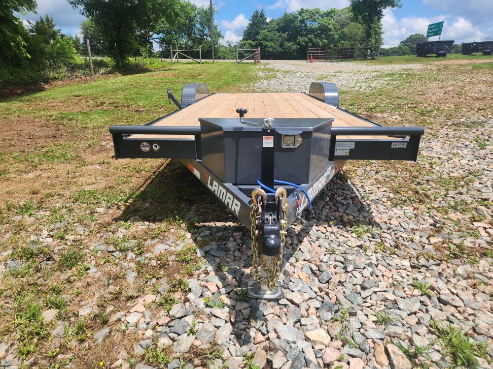 2025 Lamar 83x22 10k Car Hauler w/ Toolbox and Winch Plate