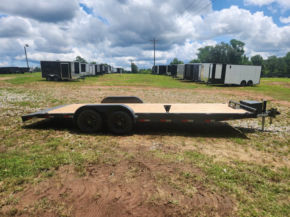 2025 Lamar 83x22 10k Car Hauler w/ Toolbox and Winch Plate