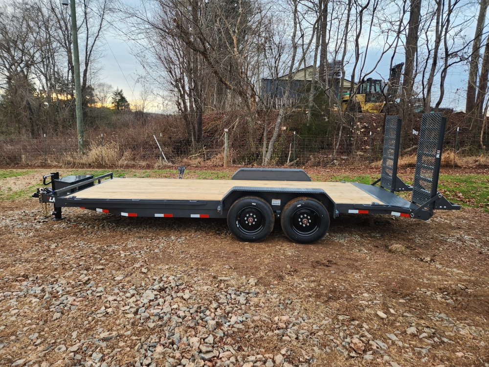 2026 Lamar 83x20 16k Equipment Hauler W/ Toolbox and Stand-Up Ramps